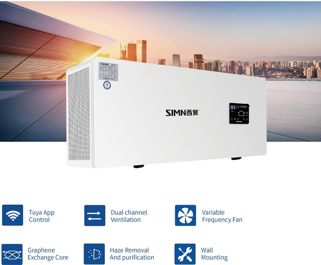 Series Heat Recovery Fresh Air Ventilators