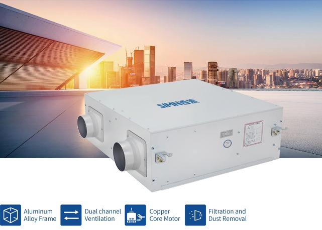 Bidirectional Flow Fresh Air Ventilator